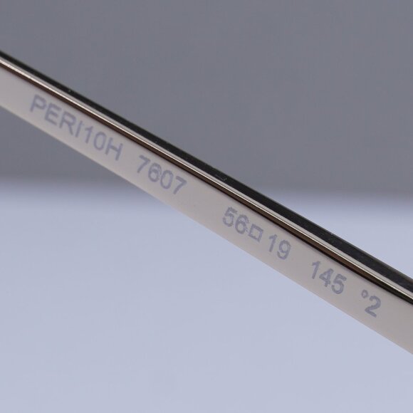 Palm Angels PERI10H CRYSTAL 7607 Oval Sunglasses - Gold/Dark Grey - Picture 8 of 10